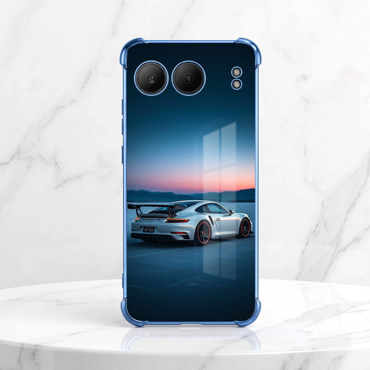 One Plus Nord 4 5G Porsche Blue Airbags Printed Back Case