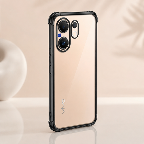 Vivo X200FE 5G Anti-Yellow Electroplating Transparent Airbags Case