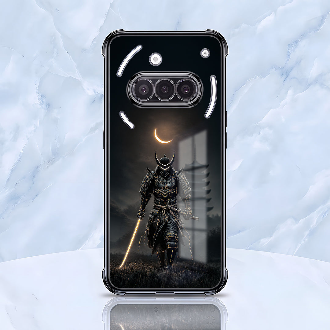Nothing Phone 3a 5G Samurai Warrior Black Airbags Printed Back Case