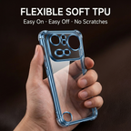 Nothing Phone 4A Pro 5G Anti-Yellow Electroplating Transparent Airbags Case