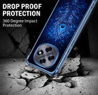 Oppo F31 Pro 5G Premium Peacock Feather Blue Airbags Printed Back Case