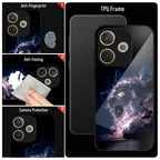 Oppo A5 Pro 5G Premium Acrylic Shockproof Glass Back Case (Storm King)