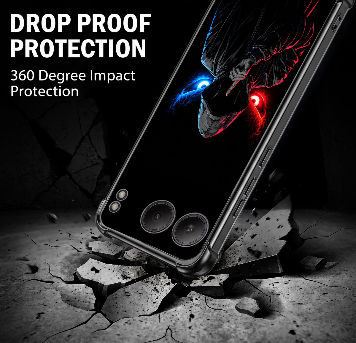 One Plus Nord 4 5G Hooded Shadow Demon Black Airbags Printed Back Case