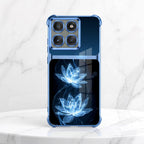 Motorola Edge 60 Pro 5G Celestial Lotus Dual-Tone Transparent Blue Airbags Case
