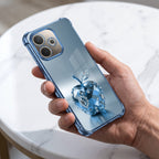 Oppo A5 Pro 5G Blue Apple Airbags Printed Back Case