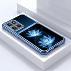 Motorola Edge 60 Pro 5G Celestial Lotus Dual-Tone Transparent Blue Airbags Case