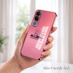 Vivo V70 FE 5G Luxury Porsche 911 Pink Electroplated Glass Phone Back Case