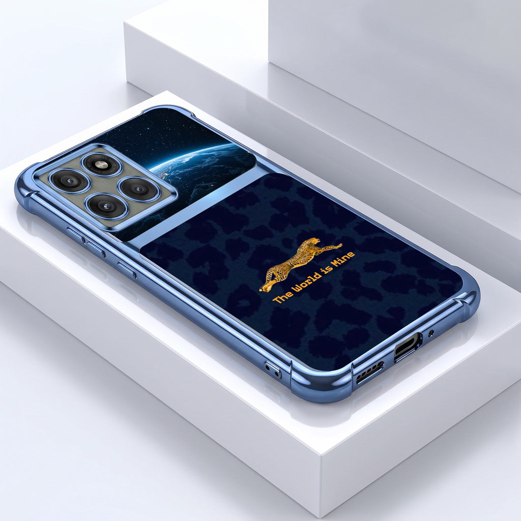 Motorola Edge 60 Pro 5G World Is Mine Dual-Tone Transparent Blue Airbags Case