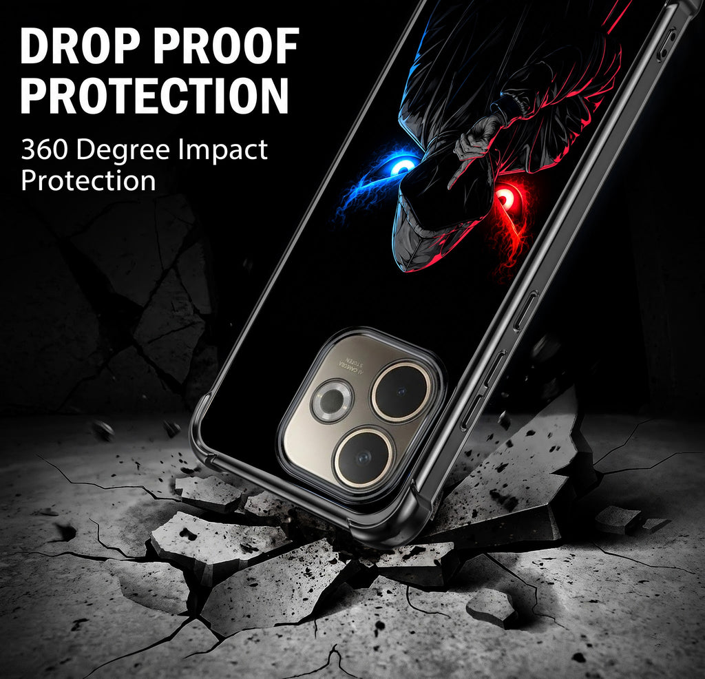 Oppo A5 Pro 5G Hooded Shadow Demon Black Airbags Printed Back Case