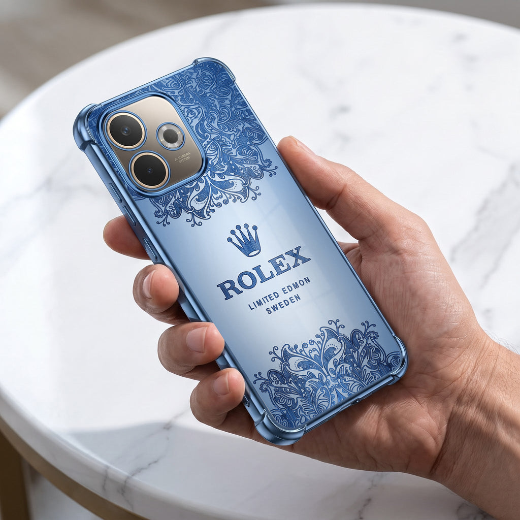 Oppo A5 Pro 5G Rolex Blue Airbags Printed Back Case