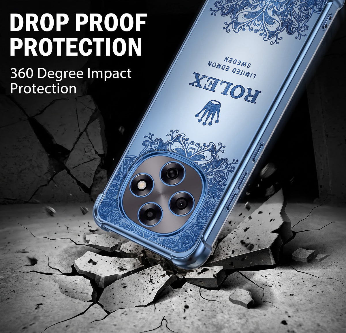 Oppo F31 Pro 5G Rolex Blue Airbags Printed Back Case