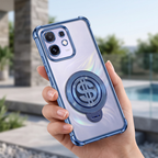 Oppo Reno 16 5G Four Corner Airbags 100% Original Astro Money Magnet Rotating Dollar Case