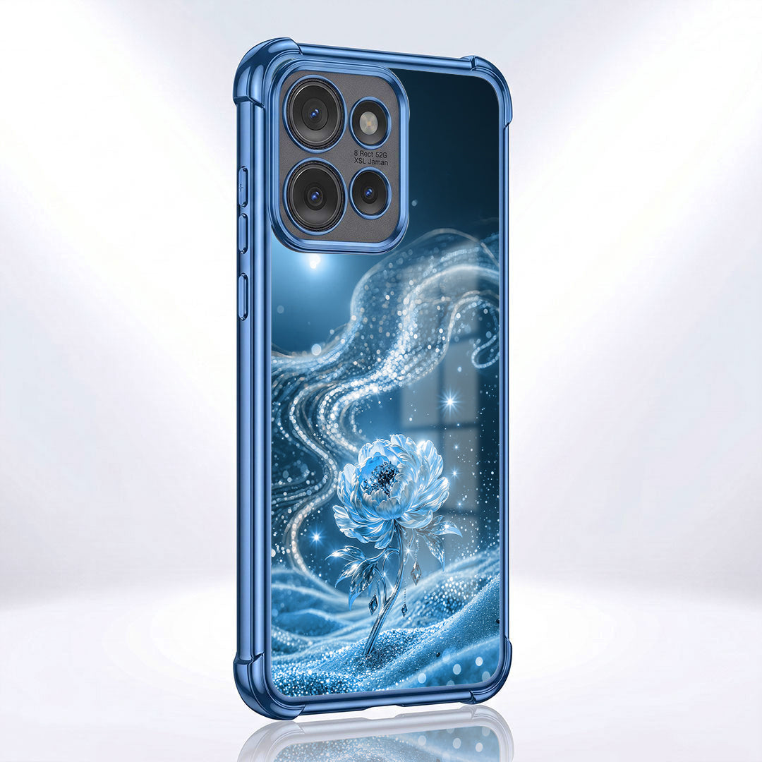 Motorola Edge 50 Neo 5G Blue Rose Airbags Printed Back Case
