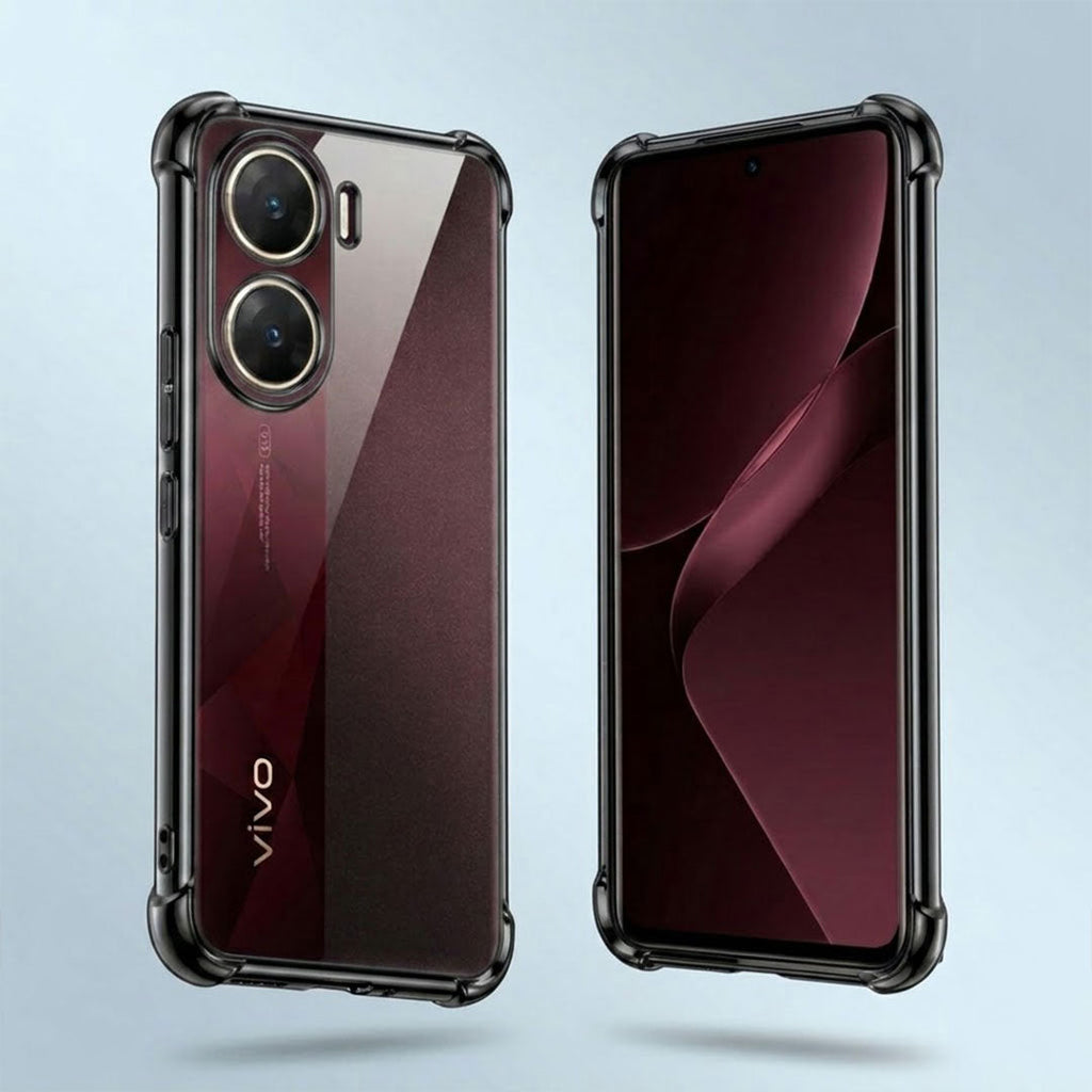 Vivo V29E 5G Anti-Yellow Electroplating Transparent Airbags Case