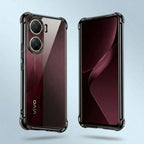 Vivo V29E 5G Anti-Yellow Electroplating Transparent Airbags Case