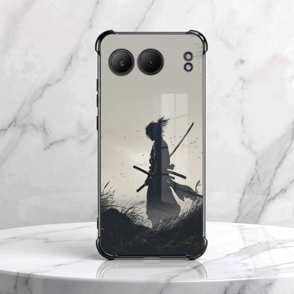 One Plus Nord 4 5G Shadow Samurai Black Airbags Printed Back Case