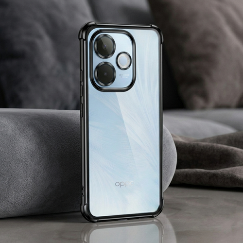 Oppo A5 Pro 5G Anti-Yellow Electroplating Transparent Airbags Case