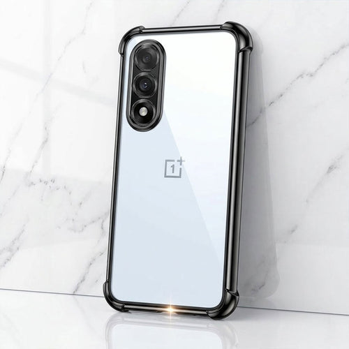 OnePlus Nord 5 5G Anti-Yellow Electroplating Transparent Airbags Case