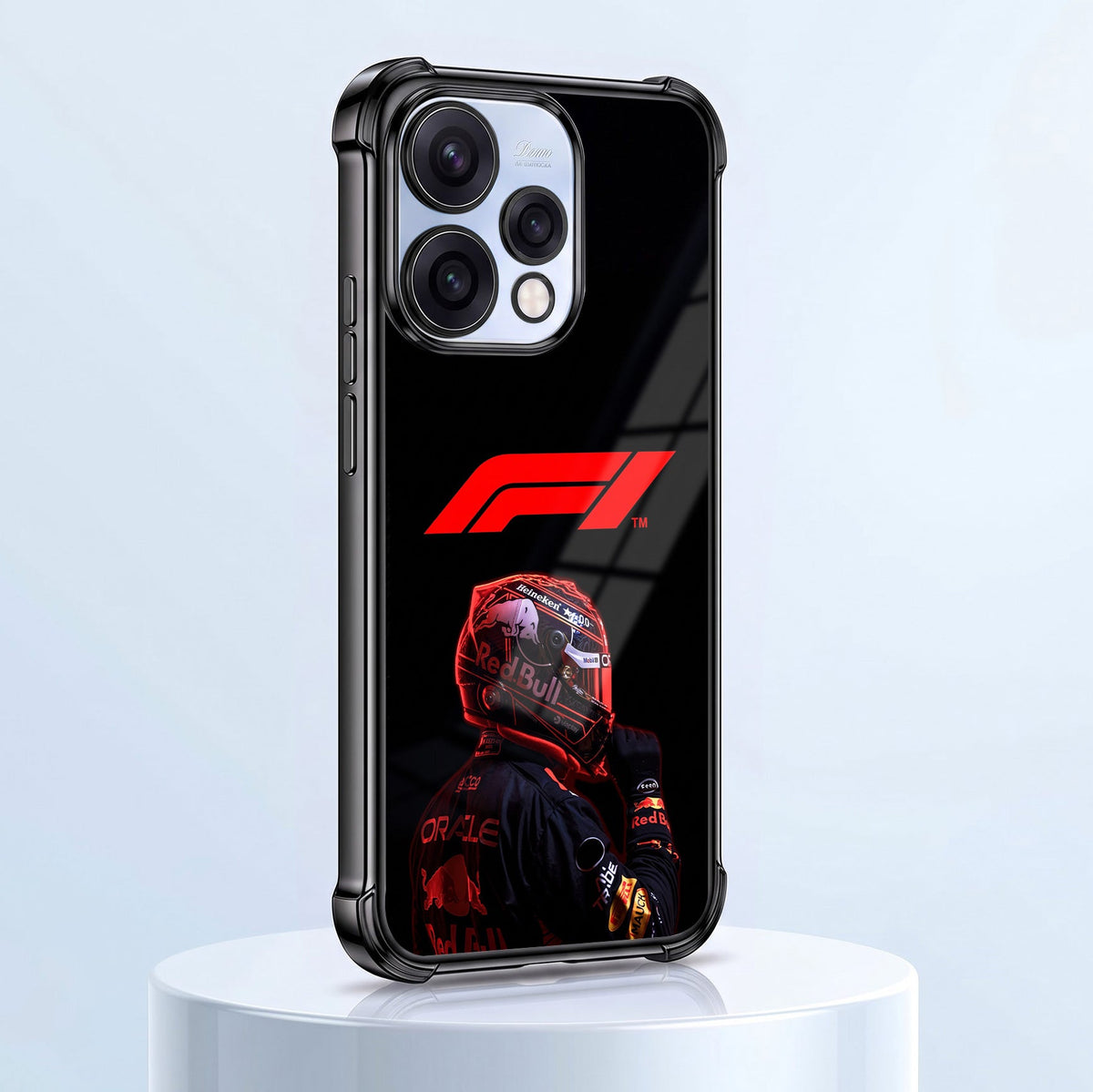 Oppo Reno 15 5G F1 Rider Black Airbags Printed Back Case