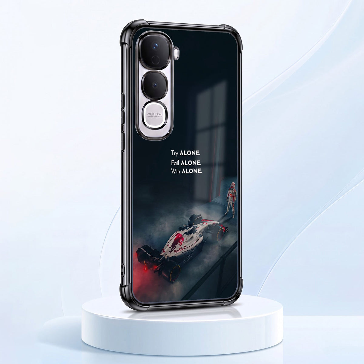 Vivo Y400 Pro 5G F1 Alone Black Airbags Printed Back Case