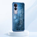 Vivo Y400 Pro 5G Bitcoin Blue Airbags Printed Back Case