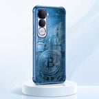Vivo Y400 Pro 5G Bitcoin Blue Airbags Printed Back Case