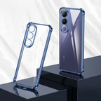 Vivo V70FE 5G Anti-Yellow Electroplating Transparent Airbags Case