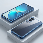 Vivo V70FE 5G Anti-Yellow Electroplating Transparent Airbags Case