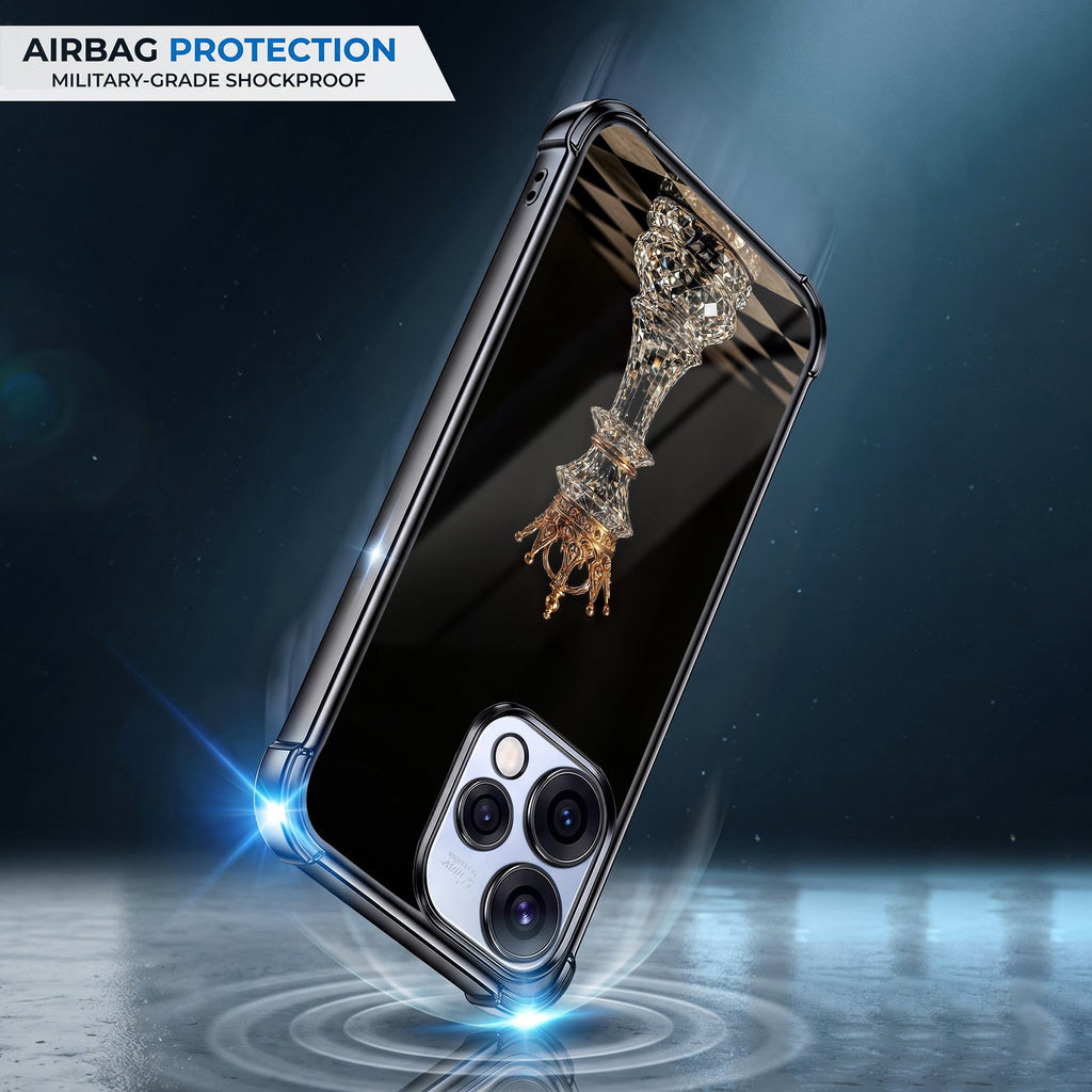 Oppo Reno 15 5G Chess King Black Airbags Printed Back Case