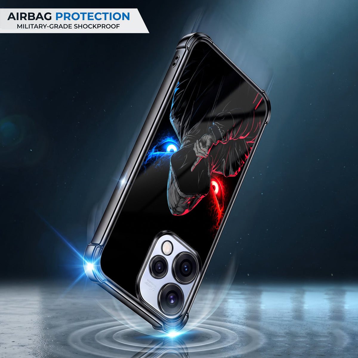 Oppo Reno 15 5G Hooded Shadow Demon Black Airbags Printed Back Case