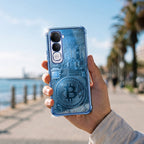 Vivo Y400 Pro 5G Bitcoin Blue Airbags Printed Back Case