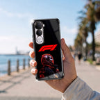 Vivo Y400 Pro 5G F1 Rider Black Airbags Printed Back Case