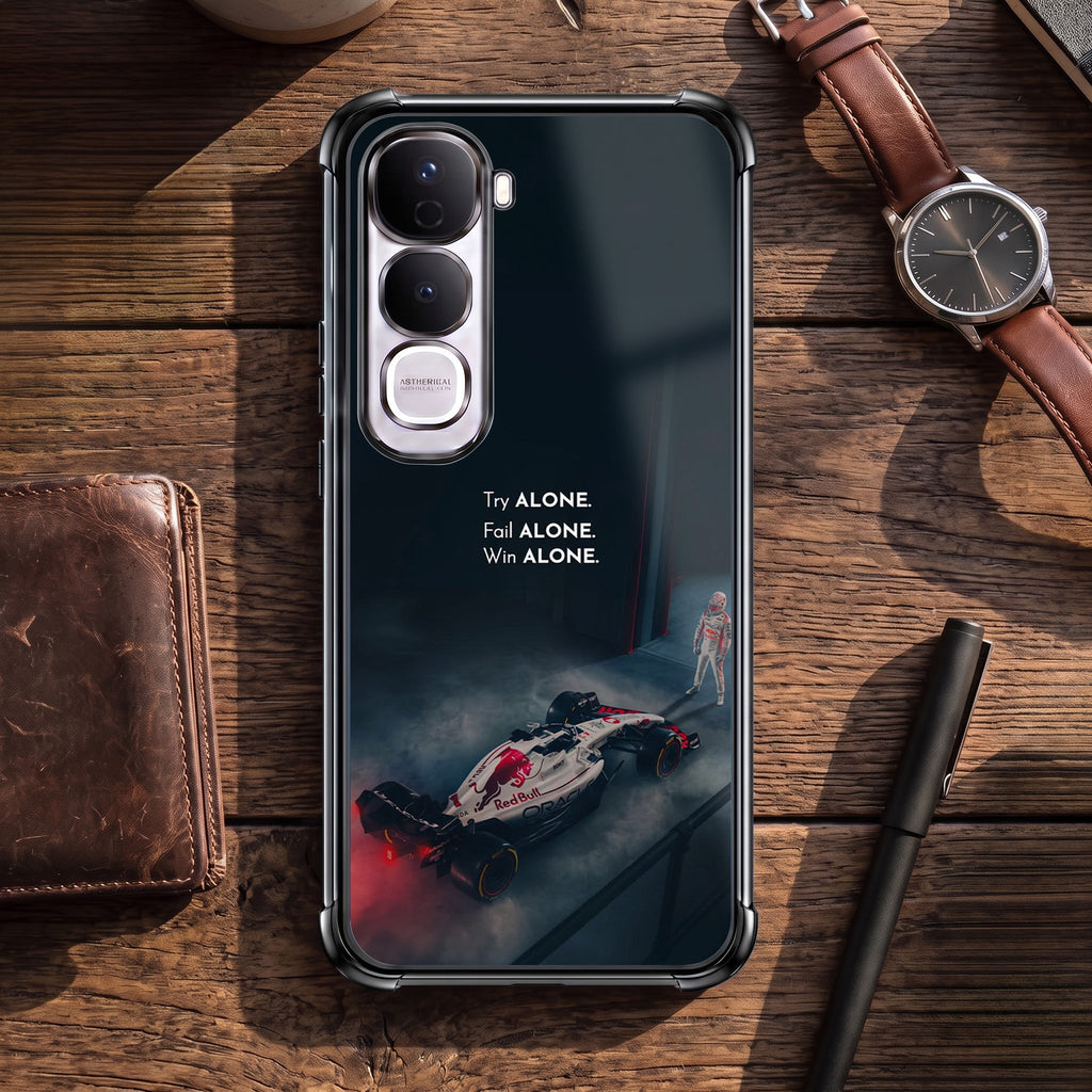 Vivo Y400 Pro 5G F1 Alone Black Airbags Printed Back Case