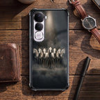 Vivo Y400 Pro 5G Running Horses Black Airbags Printed Back Case