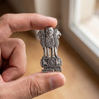 Oppo Reno 15C 5G Compatible Satyamev Jayate 3D Metal Emblem Sticker
