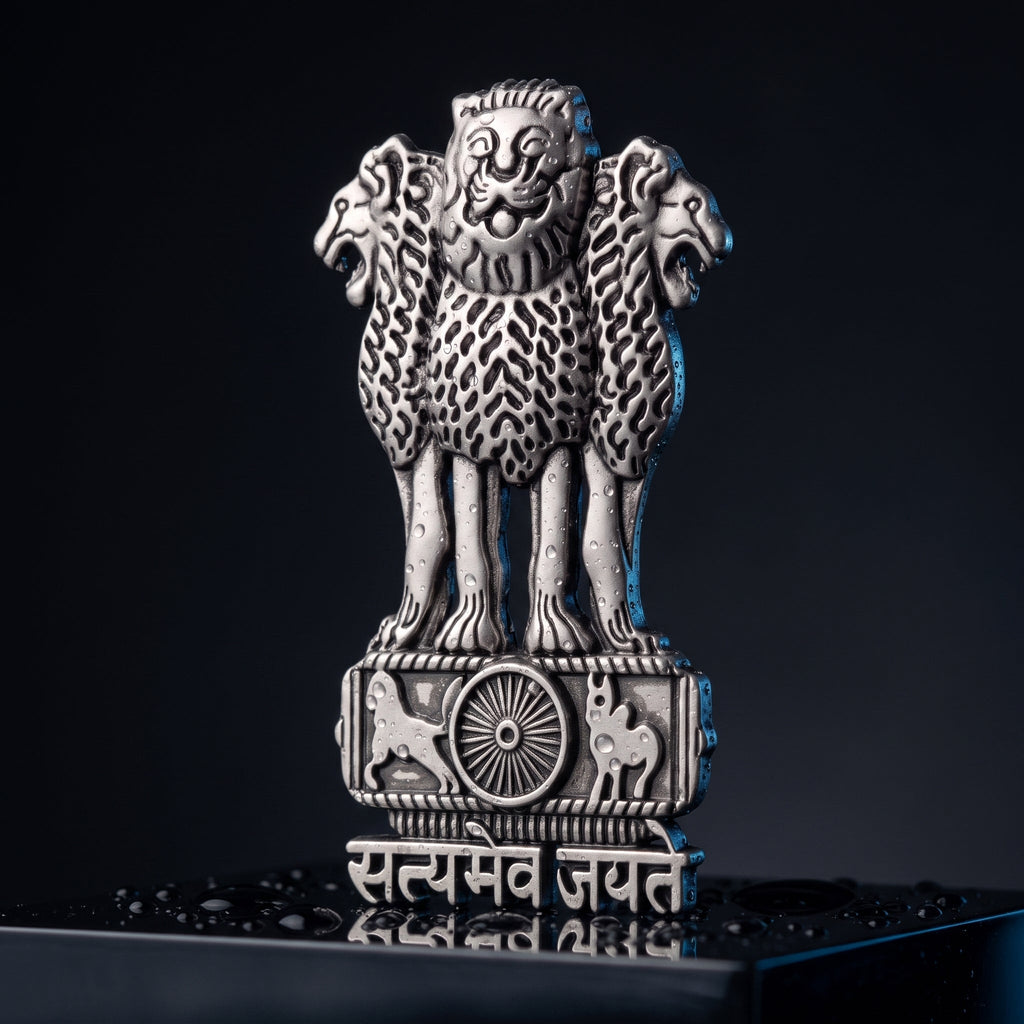 Tecno Camon 50 5G Compatible Satyamev Jayate 3D Metal Emblem Sticker