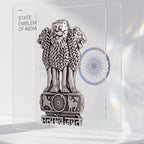 Vivo Y200 5G Compatible Satyamev Jayate 3D Metal Emblem Sticker