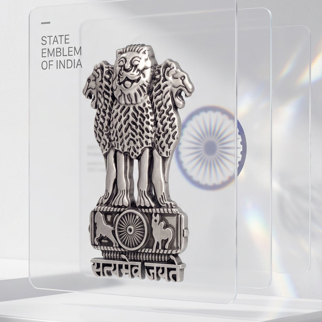 CMF Phone 1 5G Compatible Satyamev Jayate 3D Metal Emblem Sticker