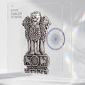 Oppo F29 Pro 5G Compatible Satyamev Jayate 3D Metal Emblem Sticker