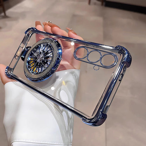 Samsung Galaxy A26 5G Premium Stress Buster Wheel Rotating Shockproof Airbags Case
