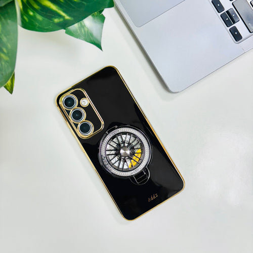 Samsung Galaxy S24 FE 5G Best Selling Stress Buster Wheel Silicone Scratch Resistant Back Case