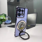 Motorola Edge 50 Pro 5G Premium Stress Buster Wheel Rotating Shockproof Airbags Case