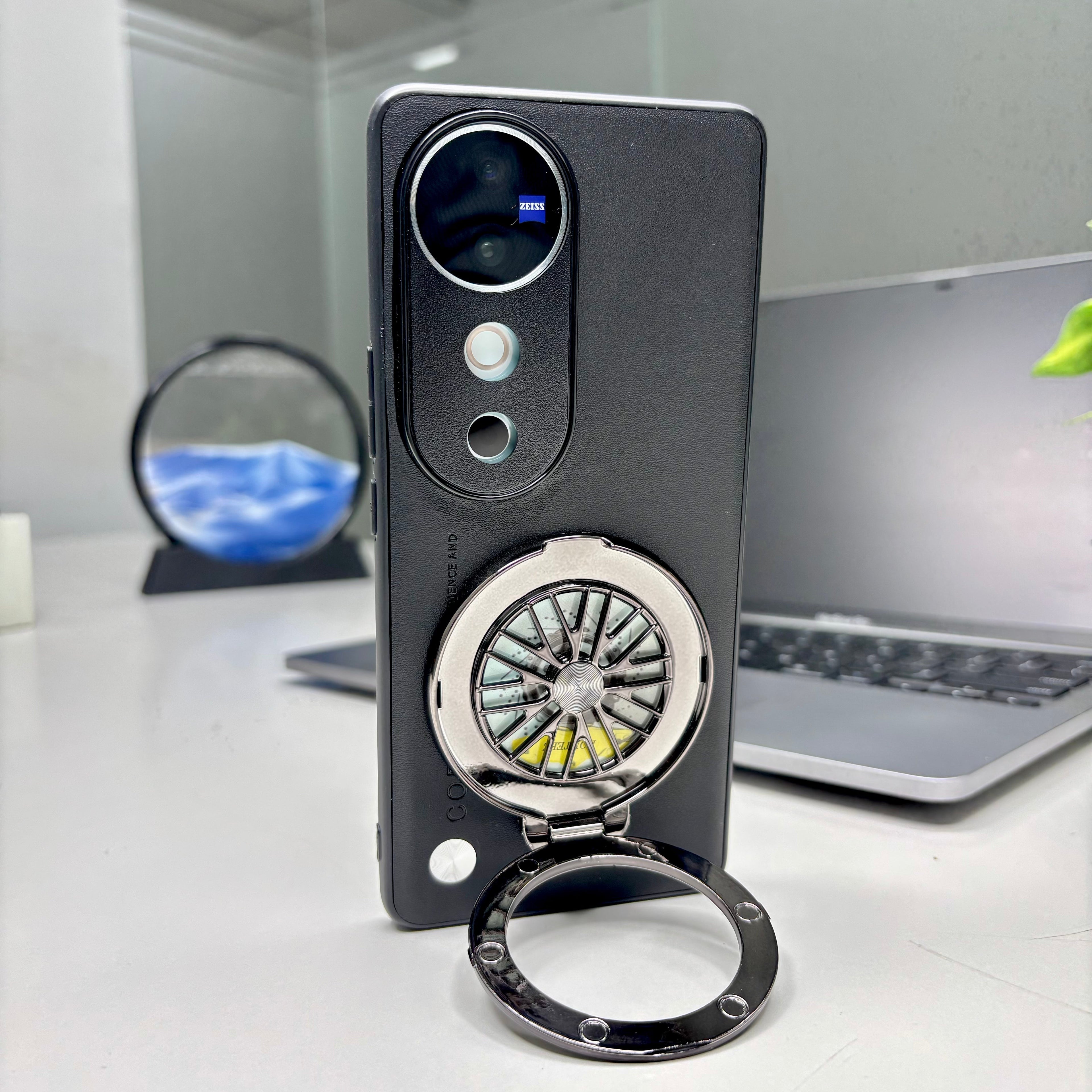 Vivo V40 Pro 5G Best Selling Stress Buster Wheel Soft Vegan Scratch Resistant Back Case