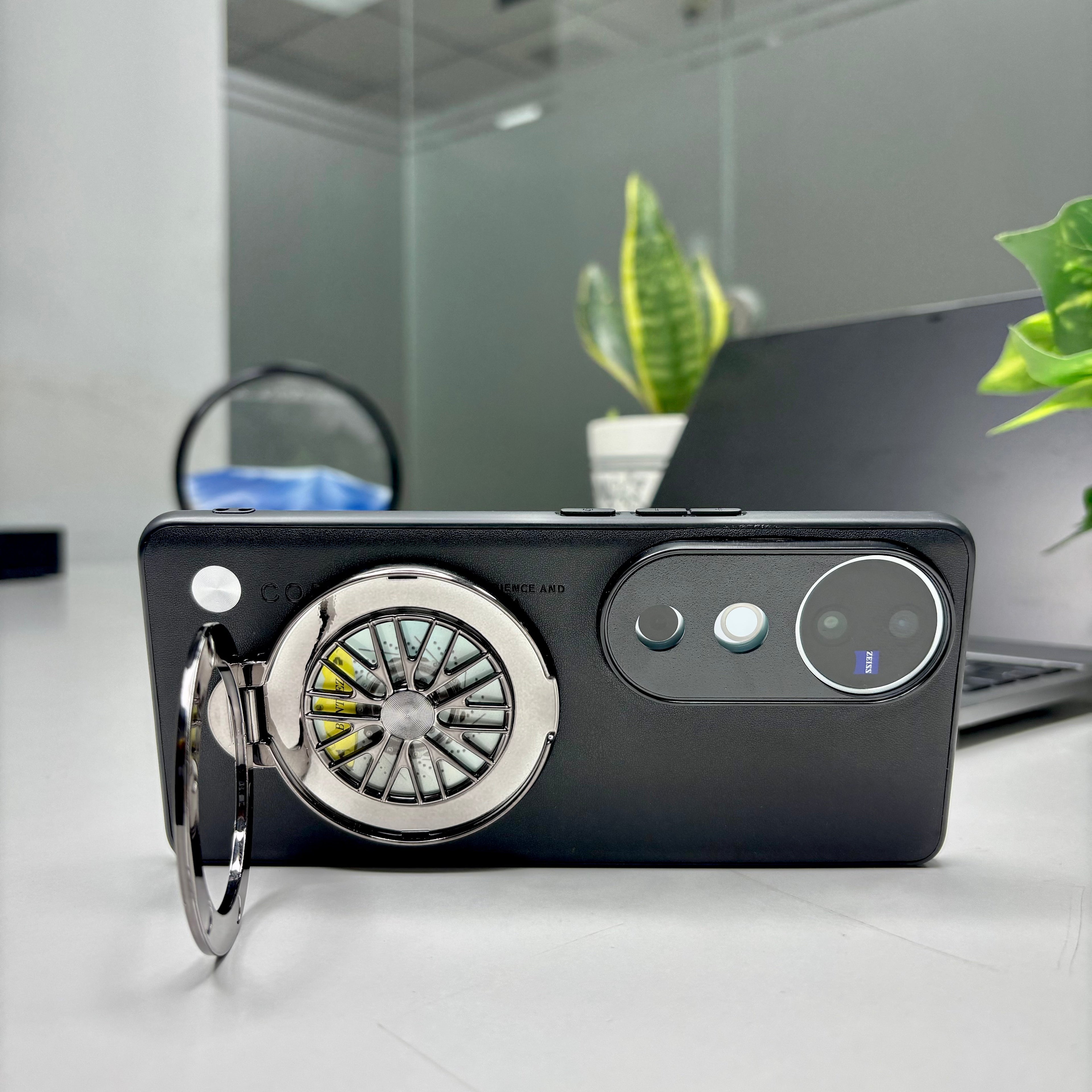 Vivo V40 Pro 5G Best Selling Stress Buster Wheel Soft Vegan Scratch Resistant Back Case