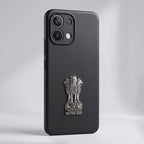 Oppo K13 5G Compatible Satyamev Jayate 3D Metal Emblem Sticker