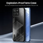 Motorola Edge 60 Fusion 5G Triangle Pattern Matte Back Shockproof Case
