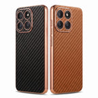 Motorola Edge 70 5G Gold Electroplated Carbon Fiber Texture Case