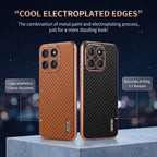 Motorola Edge 70 5G Gold Electroplated Carbon Fiber Texture Case
