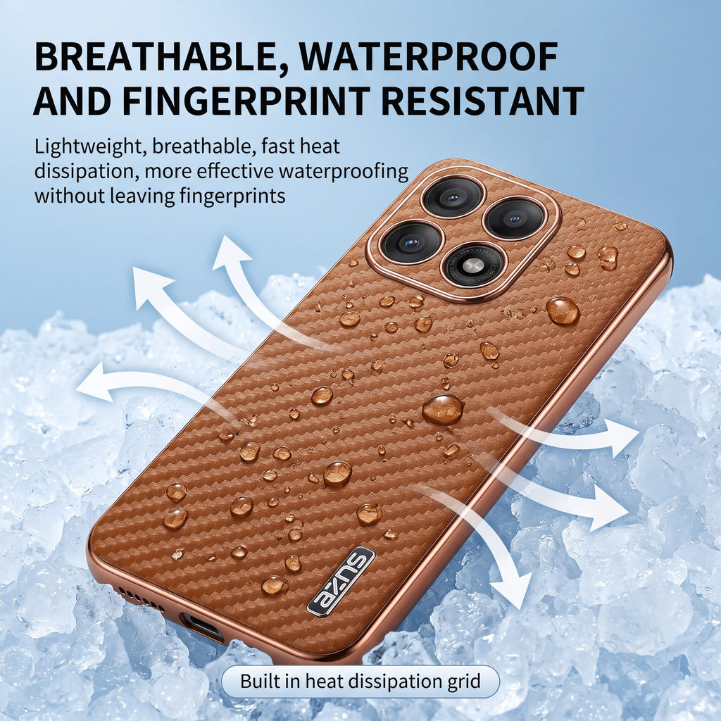 Motorola Edge 70 Pro 5G Gold Electroplated Carbon Fiber Texture Case