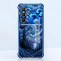 Samsung Galaxy A36 5G Midnight Ocean Dual-Tone Transparent Blue Airbags Case